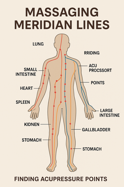 Unlocking Energy Pathways: The Benefits of Massaging Meridian Lines and Finding Acupressure Points